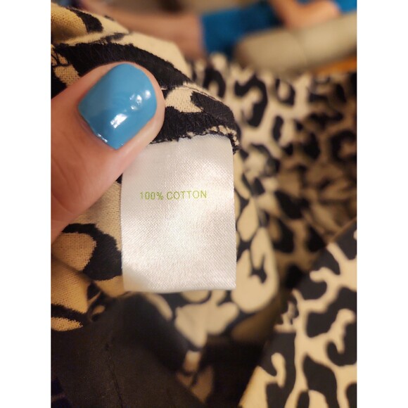 Lilly Pulitzer Palm Beach Fit Leopard-Print Ankle Pants Size 4 - Picture 10 of 11